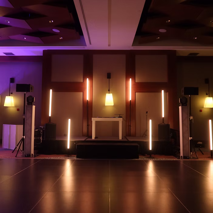 Tube lights setup